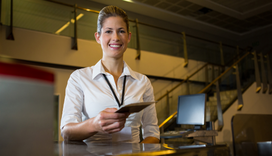 Receptie werk aanmelden